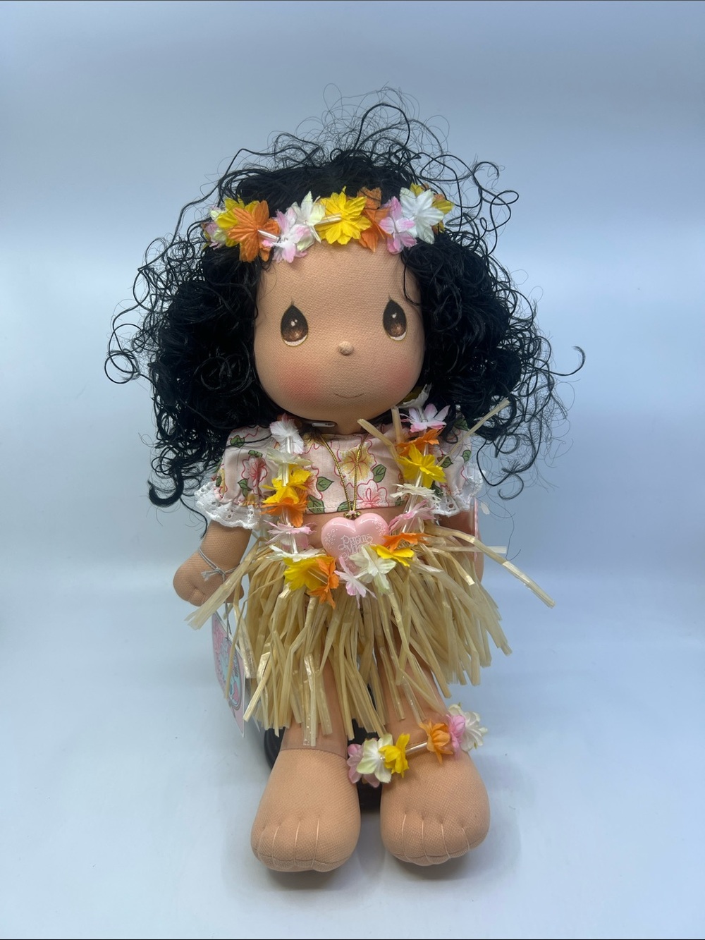Vintage 1987 Precious Moments Doll LuLu Hawaiian The World’s Children Read